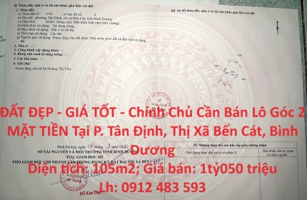 HOT !!! NHÀ Chính Chủ - Giá Tốt - Cần Bán Nhà Tại  Thành Phố Dĩ AN, Bình Dương